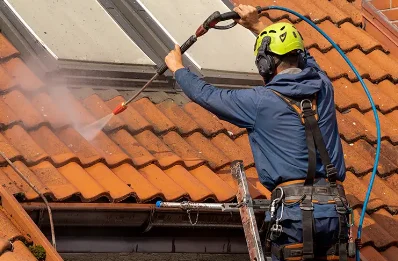 Démoussage et hydrofuge de toiture à Alizay